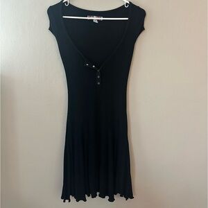 Urban Outfitters maureen henley black mini dress